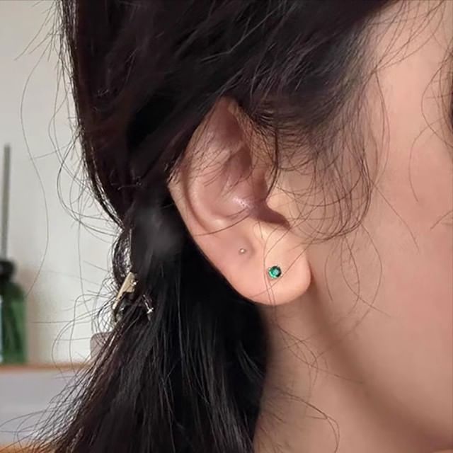 Gaya-Rhinestone Stud Earring