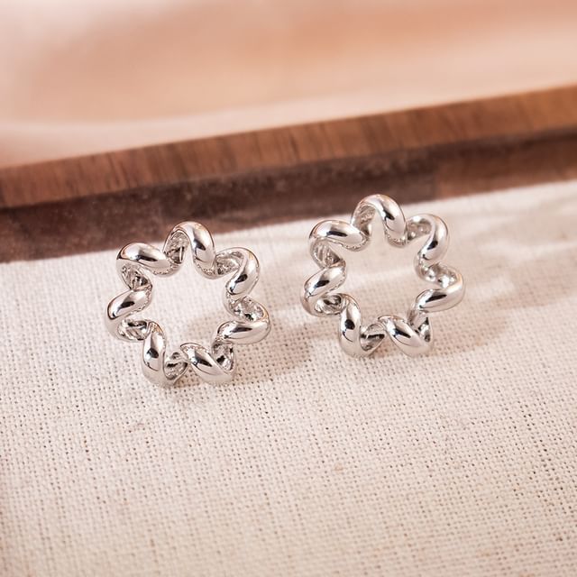 Gaya-Spiral Stud Earring