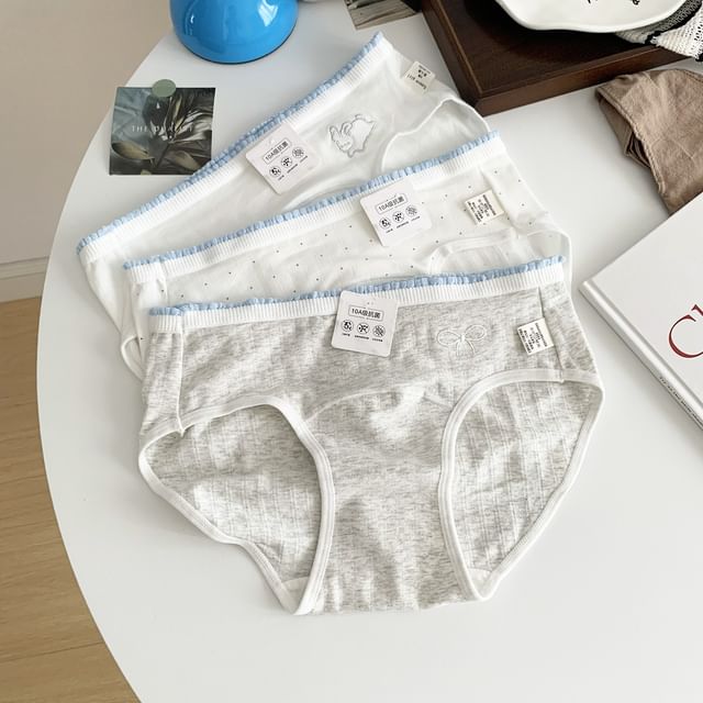 Gecko-Contrast Trim Panty
