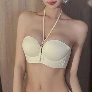 Gecko-Halter-Neck Bra Panty Set