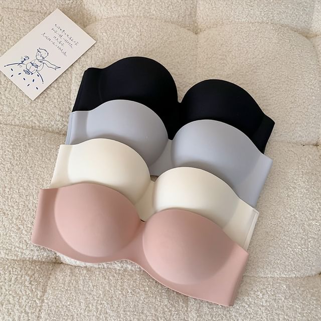 Gecko-Plain Bandeau Bra