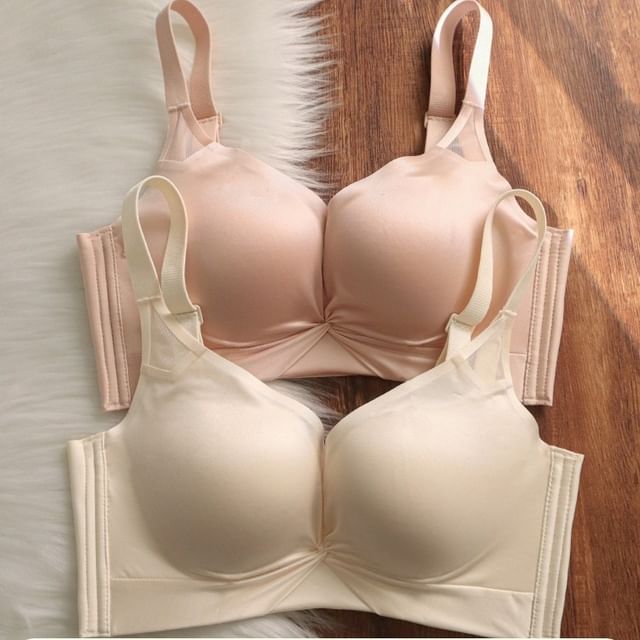 Gecko-Plain Seamless Wireless Bra