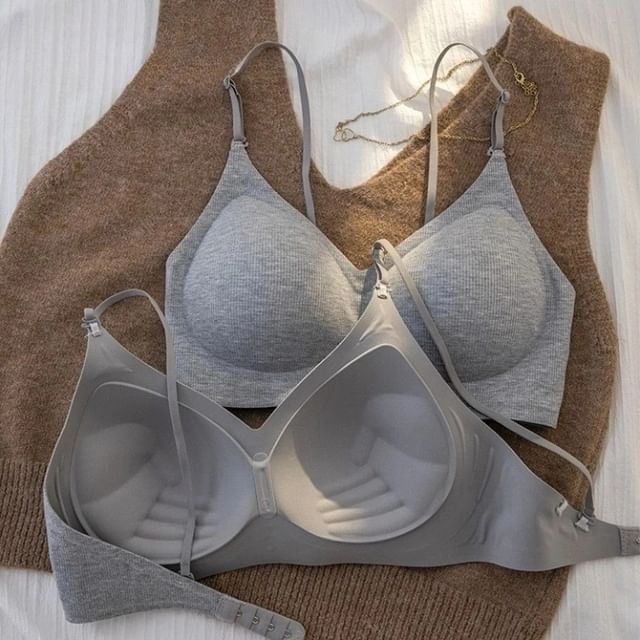 Gecko-Plain Wireless Bra