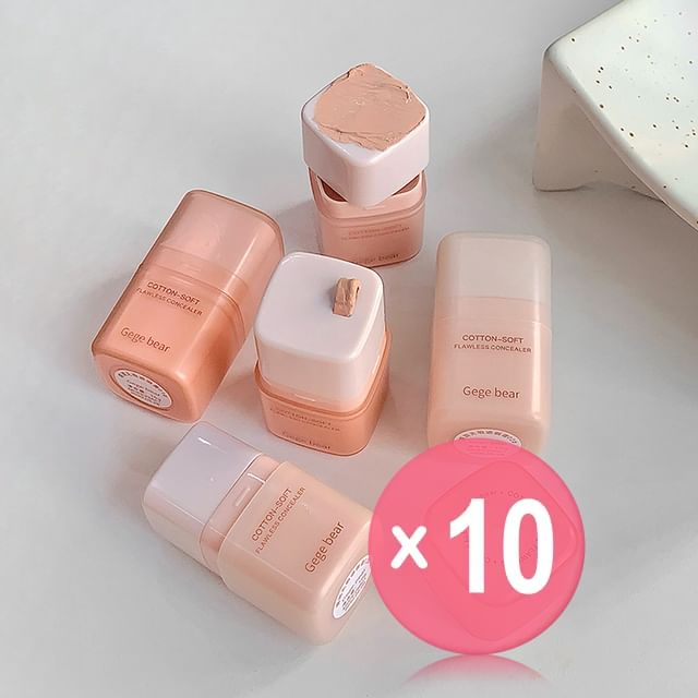 Gege Bear-BUY 3 GET 40 OFF - Cotton-Soft Flawless Concealer - 3 Shades 10pcs Bundle Set