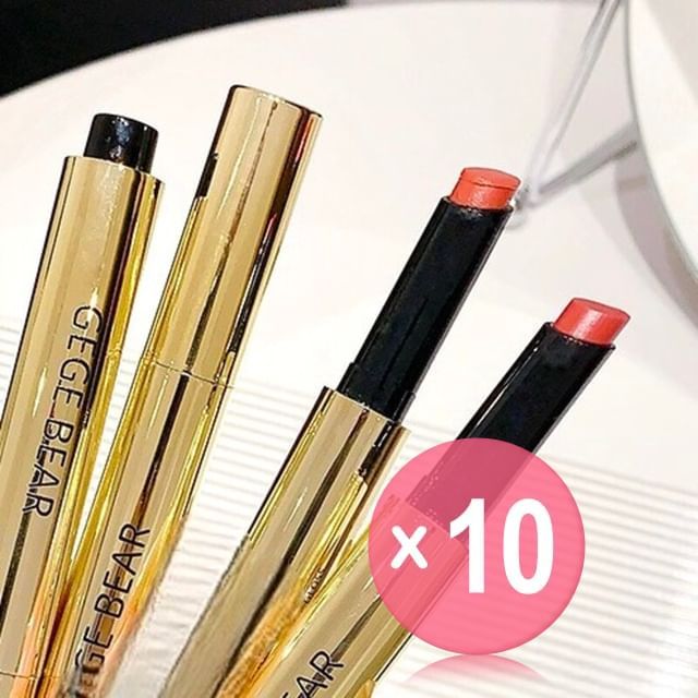 Gege Bear-BUY 3 GET 40 OFF - Light Solid Lip Gloss - 1-3 10pcs Bundle Set