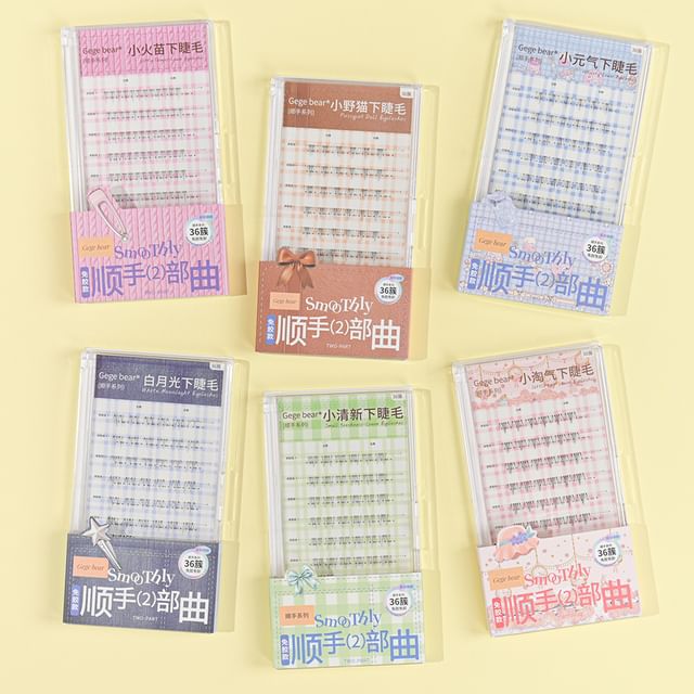 Gege Bear-Faux-cils inférieurs - 6 types