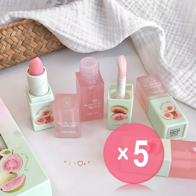Gege Bear-BUY 3 GET 40 OFF - Soft Moisturizing Lip Care Set 5pcs Bundle Set