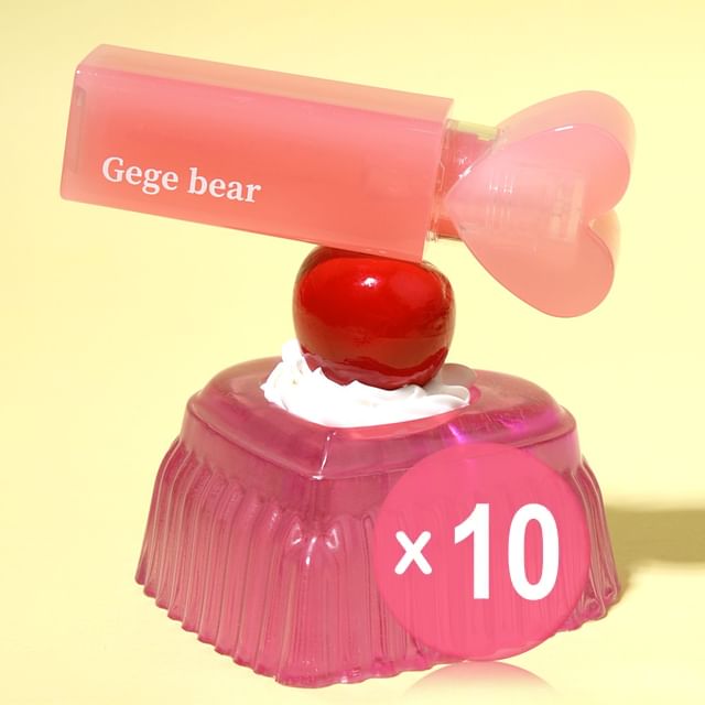 Gege Bear-BUY 3 GET 40 OFF - Sweet Fruit Extractive Lip Tint - 4 Colors 10pcs Bundle Set