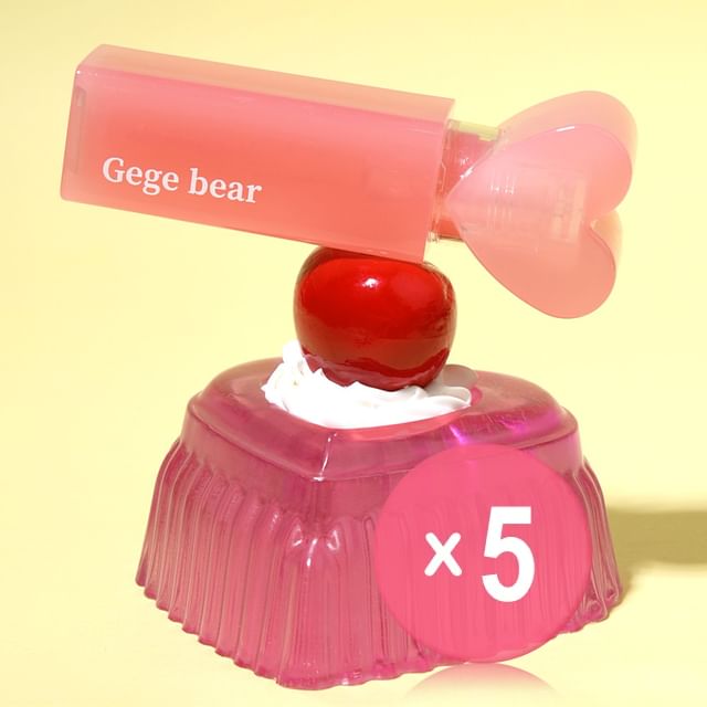 Gege Bear-BUY 3 GET 40 OFF - Sweet Fruit Extractive Lip Tint - 4 Colors 5pcs Bundle Set