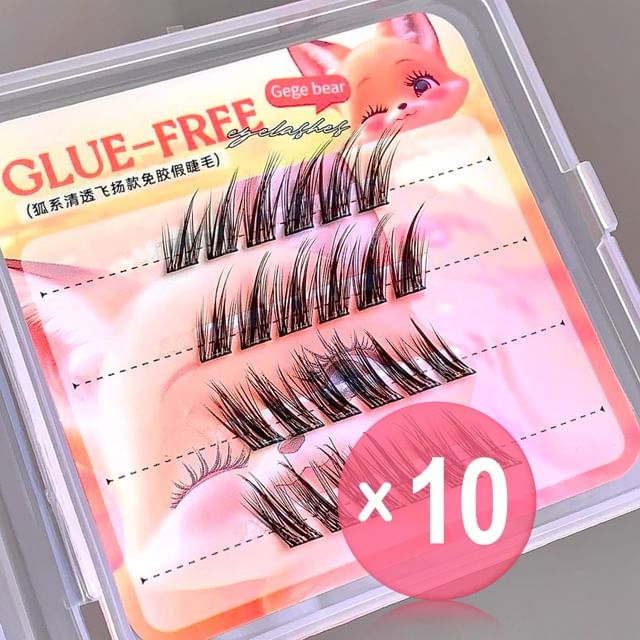 Gege Bear-Fox Edition False Eyelashes 10pcs Bundle Set