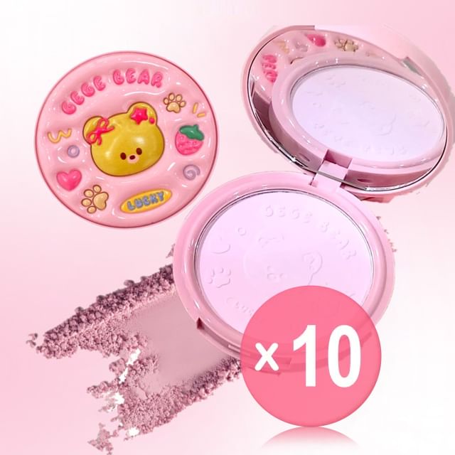 Gege Bear-Light Setting Powder - 3 Colors 10pcs Bundle Set