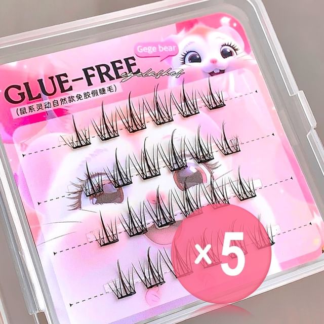 Gege Bear-Mouse Edition False Eyelashes 5pcs Bundle Set
