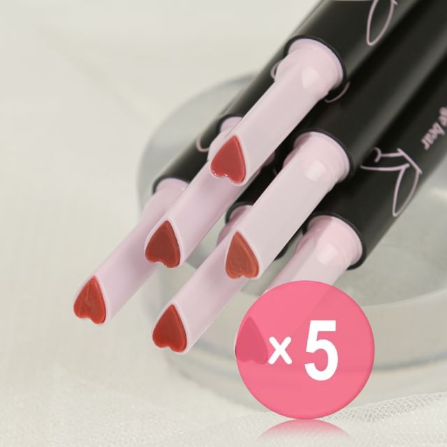 Gege Bear-Rabbit Ear Edition Moisturizing Lip Tint - 1-3 5pcs Bundle Set