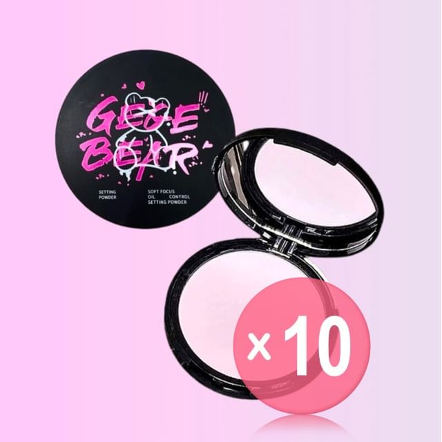 Gege Bear-Soft Focus Oil Control Setting Powder - 3 Colors 10pcs Bundle Set
