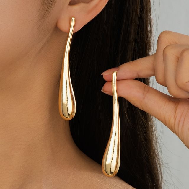 Gemsha-Geometry Drop Earring