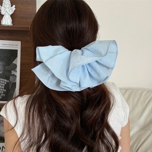 Gemsha-Plain Ruffle Hair Clip