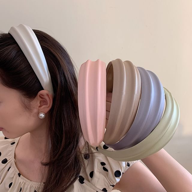 Gemsha-Plain Thick Headband