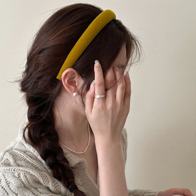 Gemsha-Plain Velvet Headband