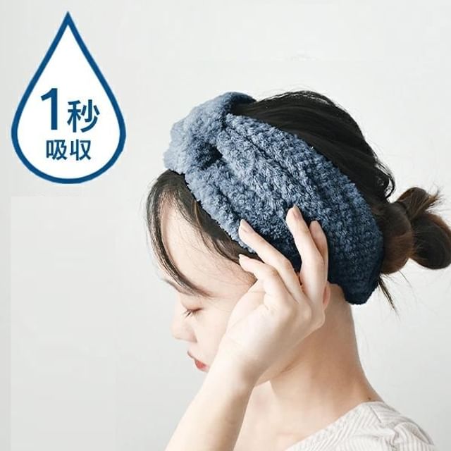 GENDAI HYAKKA-dimanche Face Wash Headband Blue