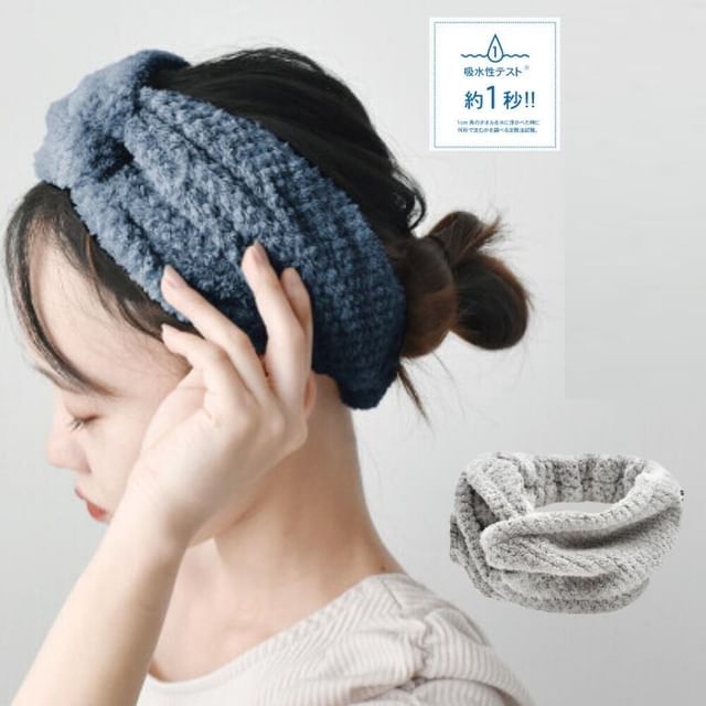GENDAI HYAKKA-dimanche Face Wash Headband Gray