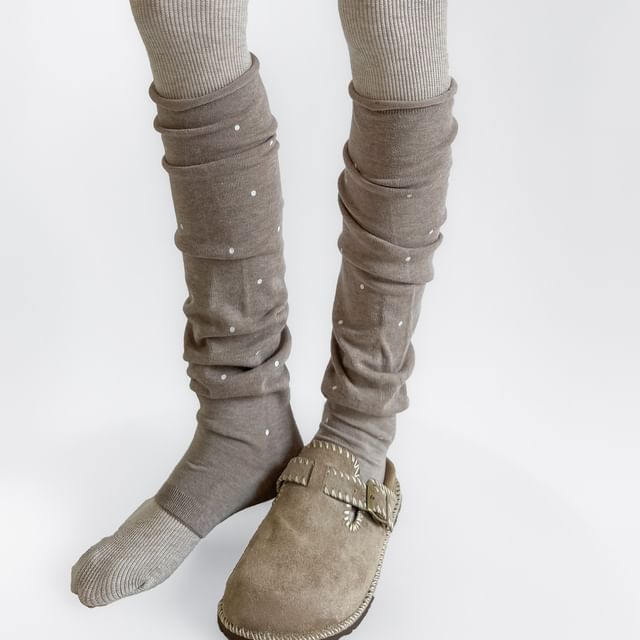 Gentiana-Dotted Leg Warmer