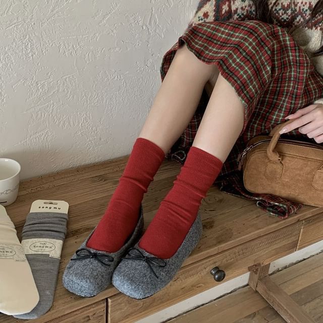Gentiana-Plain Short Socks
