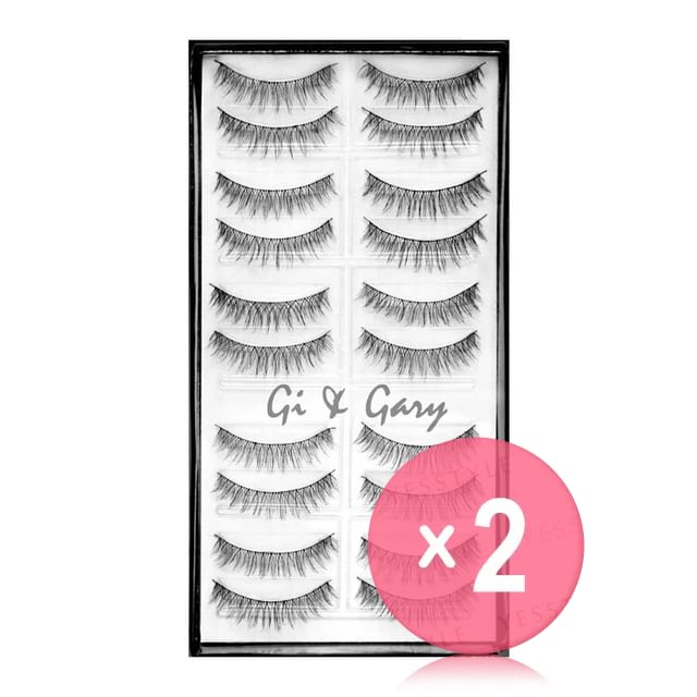 Gi - Gary-Professional Eyelashes Romantic Beauty H03 2pcs Bundle Set