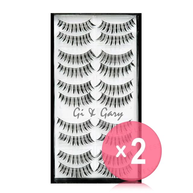 Gi - Gary-Professional Eyelashes Wild Rose K03 2pcs Bundle Set