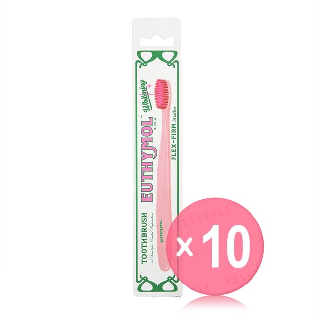 Ginza Stefany Tokyo-EUTHYMOL Whitening Toothbrush 10pcs Bundle Set
