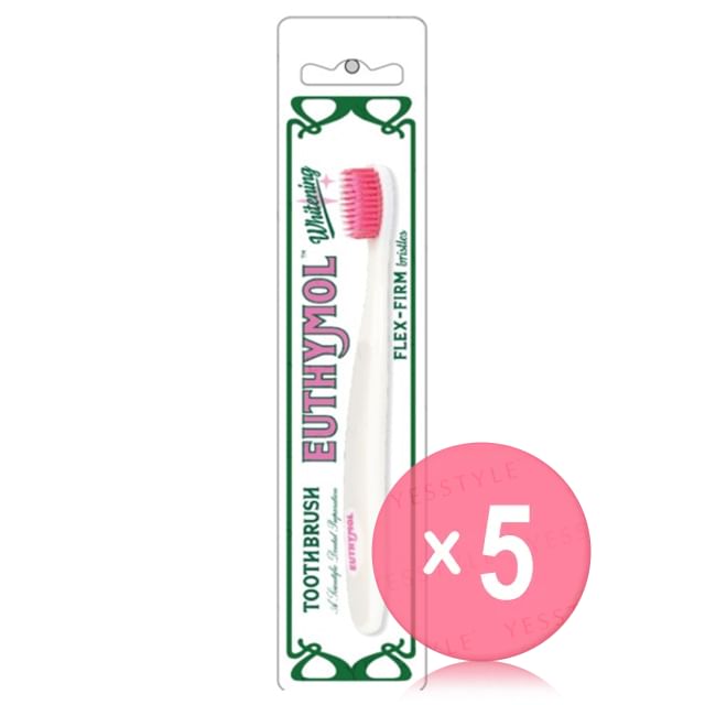 Ginza Stefany Tokyo-EUTHYMOL Whitening Toothbrush 5pcs Bundle Set