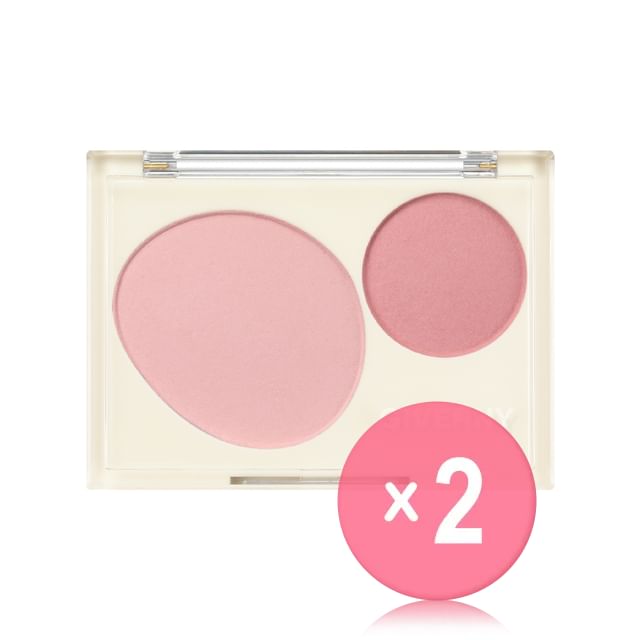 GIVERNY-Fluffy Dual Blusher - 4 Types 2pcs Bundle Set