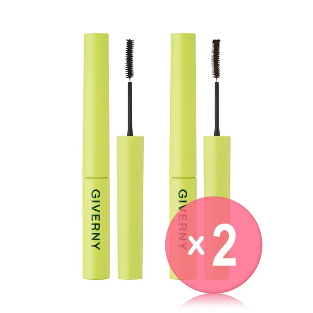 GIVERNY-Milchak Sensitive Mascara Long Lash - 2 Colors 2pcs Bundle Set