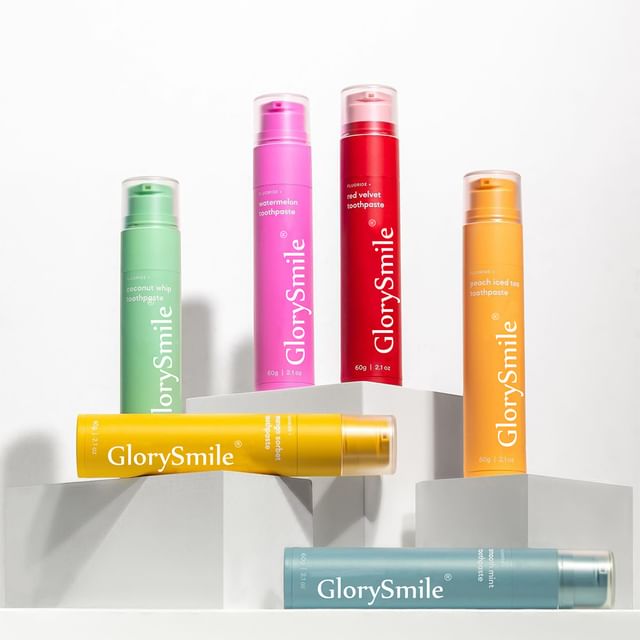 GlorySmile-Fruity Whitening Toothpaste - Zahnpasta mit Aufhellungseffekt
