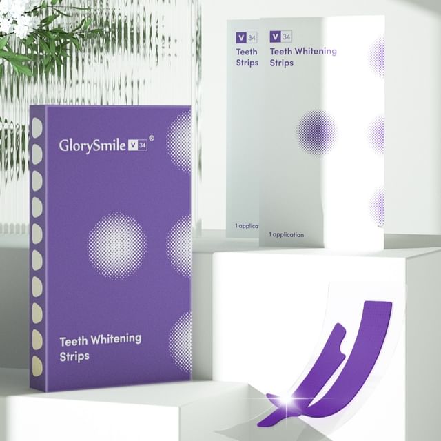 GlorySmile-V34 Teeth Whitening Strips