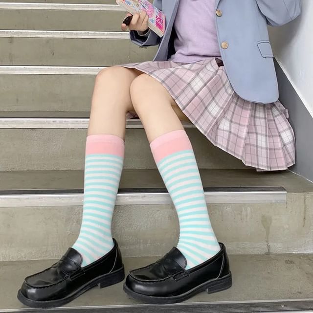 GOGO Girl-Striped Socks