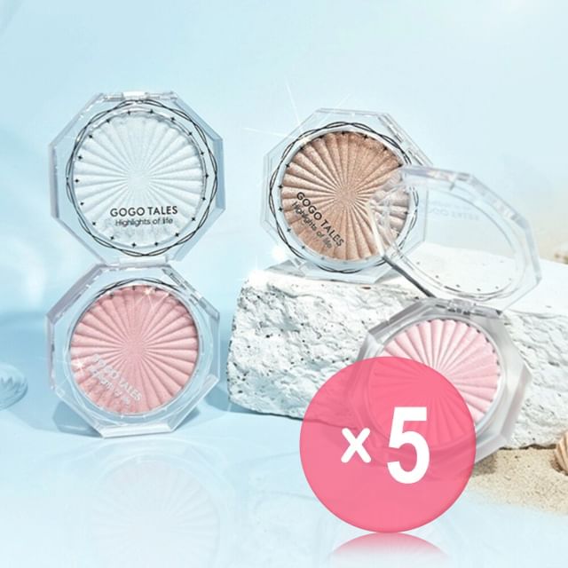 GOGO TALES-Everlight Plump Highlight Powder - 4 Colors 5pcs Bundle Set