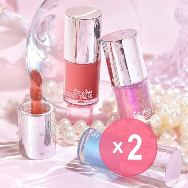 GOGO TALES-Luminous Translucent Lip Gloss - 8 Colors 2pcs Bundle Set