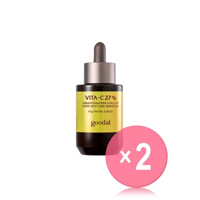 goodal Green Tangerine Vita C 27 アンプル Goodal - Green Tangerine Vita C 27 Dark Spot Care Ampoule 2pcs