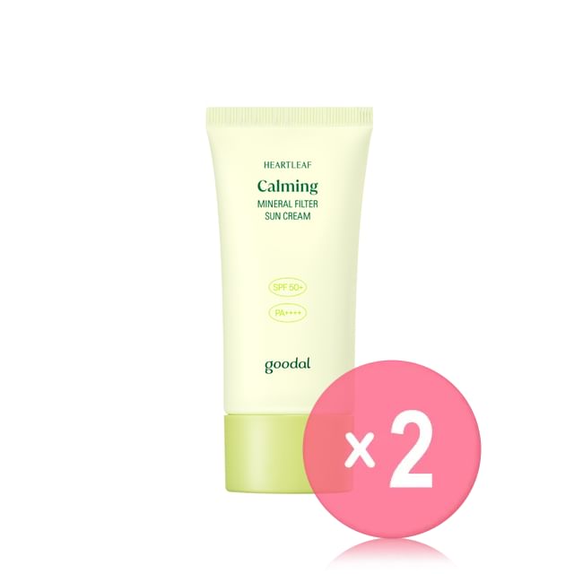 Goodal-Heartleaf Calming Mineral Filter Sun Cream 2pcs Bundle Set