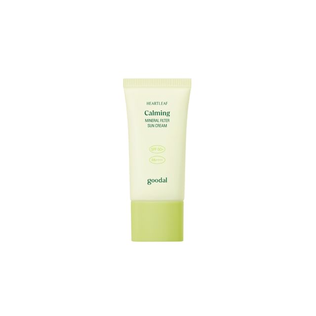 Goodal-Heartleaf Calming Mineral Filter Sun Cream Mini - Crème solaire minérale apaisante à lhouttuynia petit format
