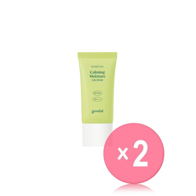 Goodal-Heartleaf Calming Moisture Sun Cream Mini 2pcs Bundle Set