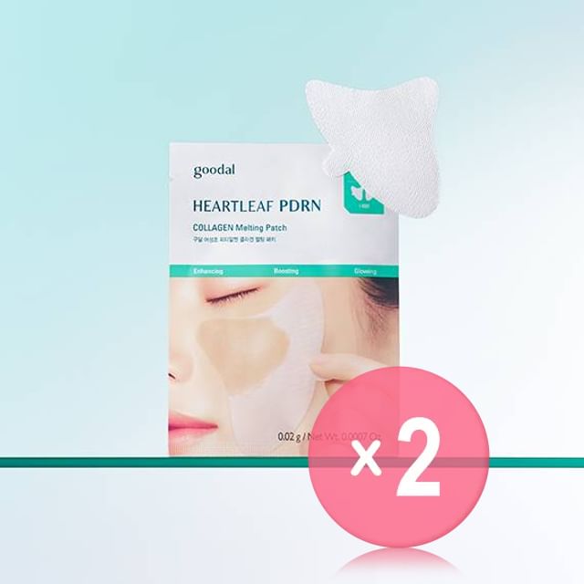 Goodal-Heartleaf PDRN Collagen Melting Patch 2pcs Bundle Set