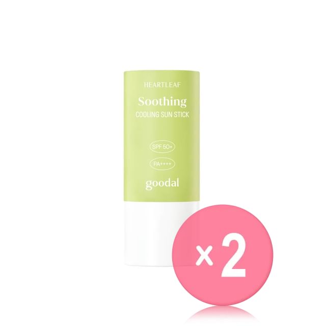Goodal-Heartleaf Soothing Cooling Sun Stick 2pcs Bundle Set-19g X 2 Pcs