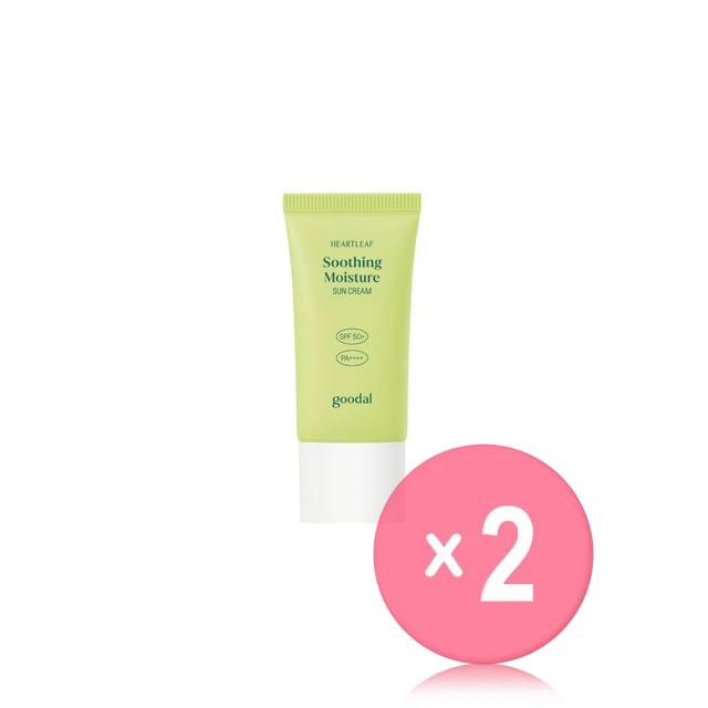 Goodal-Heartleaf Soothing Moisture Sun Cream Mini 2pcs Bundle Set