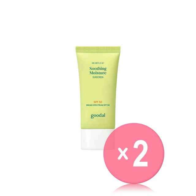 Goodal-Heartleaf Soothing Moisture Sunscreen OTC Version 2pcs Bundle Set