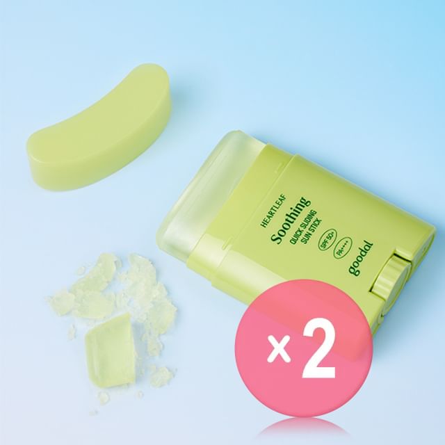 Goodal-Heartleaf Soothing Quick Sliding Sun Stick 2pcs Bundle Set