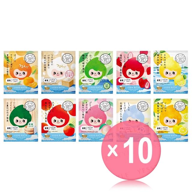 GR Inc-Juso Bath Powder 10pcs Bundle Set