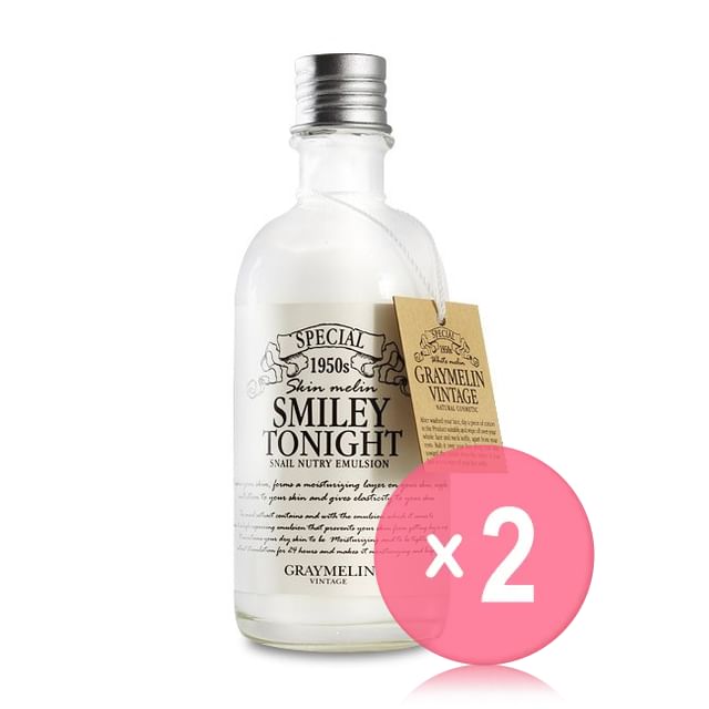 GRAYMELIN-Smiley Tonight Snail Nutry Emulsion 2pcs Bundle Set