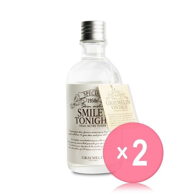 GRAYMELIN-Smiley Tonight Snail Nutry Toner 2pcs Bundle Set