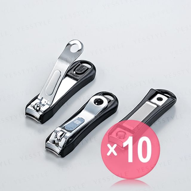 Green Bell-Stainless Steel Splash Resistant Nail Clippers 10pcs Bundle Set